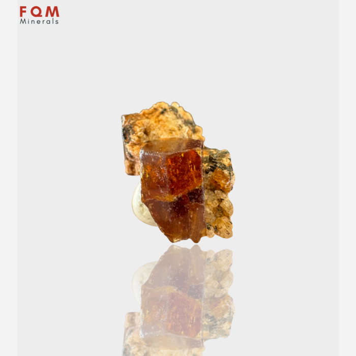 Rare Bastnaesite with Schorl – A Thumbnail Marvel from Zagi Mountains - Image 2