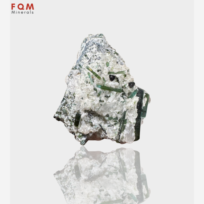 Striking Indicolite & Green Tourmaline with Quartz and Muscovite - Image 4