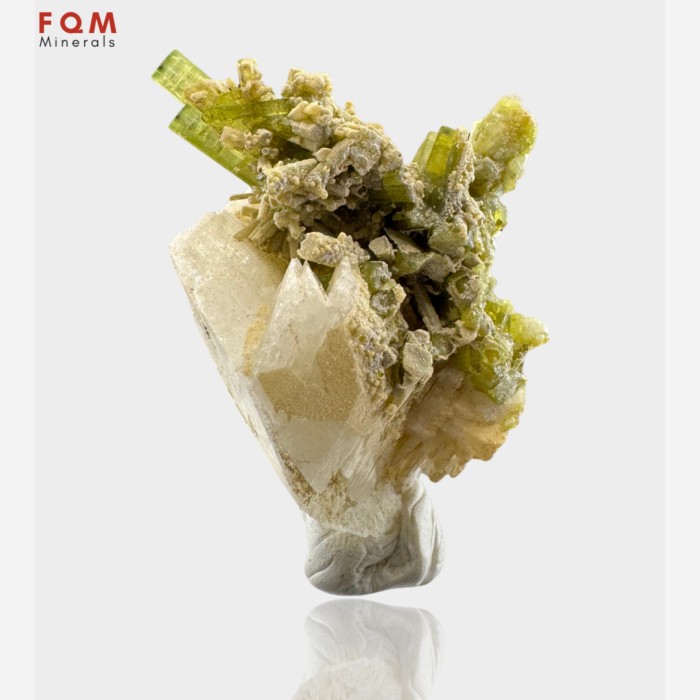 Clustered Tourmaline Bunch on Feldspar - Image 3