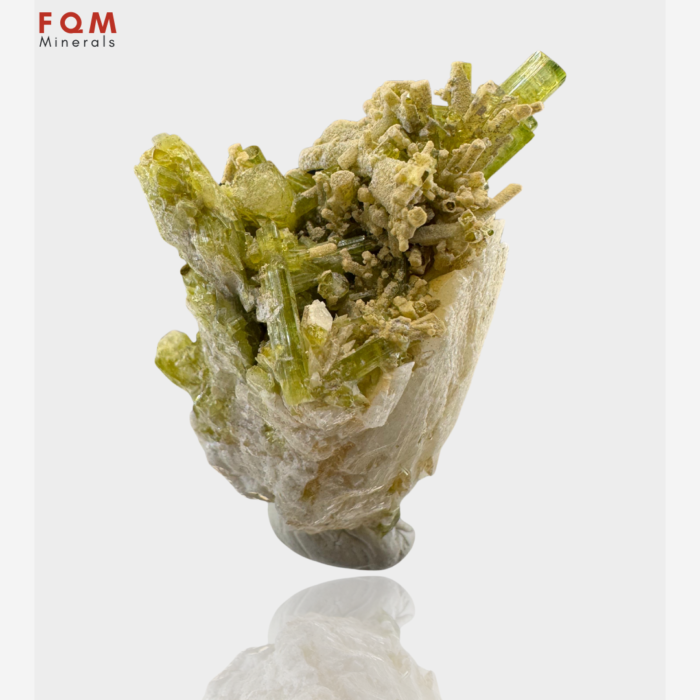 Clustered Tourmaline Bunch on Feldspar - Image 4