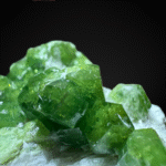 Rare Andradite Var Demantoid Garnet bunch