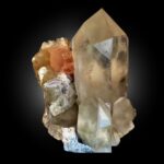Morganite with Quartz From Afghanistan