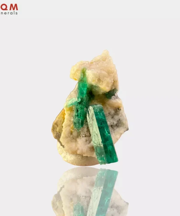 Natural Panjshir Valley emerald crystal specimen from Afghanistan