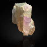 Spodumene Var Kunzite With Smoky Quartz Combine