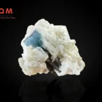 Blue Cap Tourmaline with Feldspar Specimen