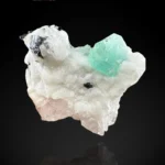 Fluorite with Schorl Combine on Matrix