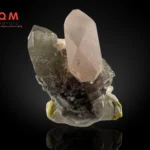 Peach Morganite with Smoky Quartz, Tantalite & Lepidolite