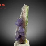 Rare Purple Apatite with Bi-Colour Tourmaline – Afghanistan