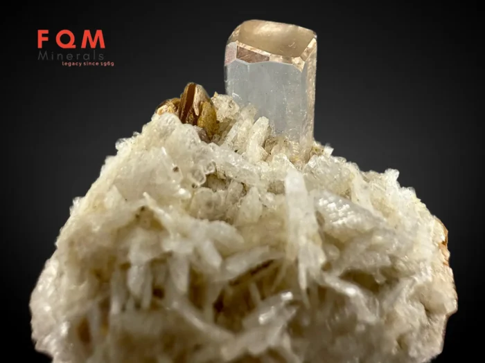 Topaz on Cleavelandite from Skardu Pakistan - Image 6