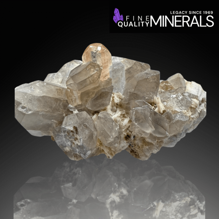 Topaz with Aquamarine & Quartz for Sale – Skardu Valley Mineral Specimen - Image 3