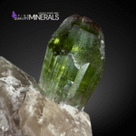 Rare V-Shape Bi-Color Tourmaline on Quartz | Paprok, Afghanistan | Fine Mineral Specimen