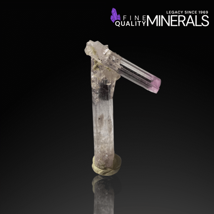 Unusual Pink Kunzite with Microlite & Quartz – Mawi Pegmatites, Nuristan | Fine Mineral Specimen - Image 2