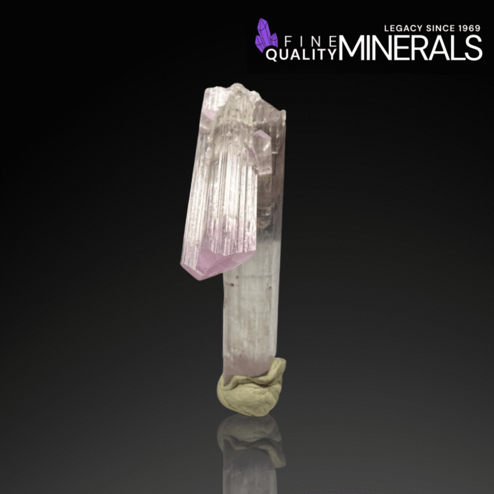 Unusual Pink Kunzite with Microlite & Quartz – Mawi Pegmatites, Nuristan | Fine Mineral Specimen - Image 3