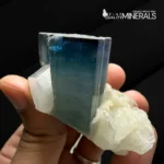 Rare Tabular Blue Tourmaline Specimen - Paprok - Image 4