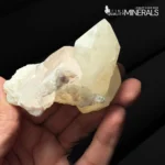 Morganite with Quartz specimen