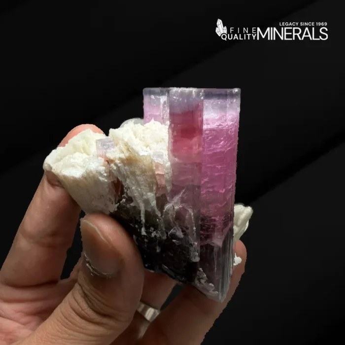 Aesthetic Tourmaline Specimen on Cleavelandite Matrix - Paprok - Image 4
