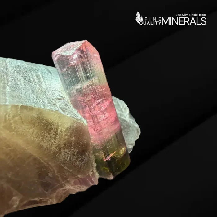 Tourmaline with Smoky Quartz Combined Specimen - Paprok - Image 4