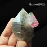 Tourmaline with Smoky Quartz combined