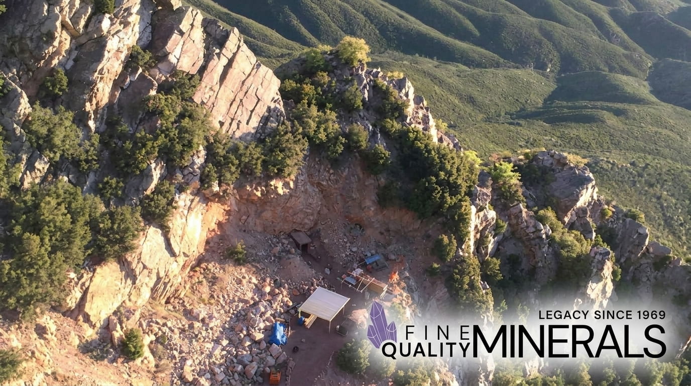 Four Peaks Arizona amethyst mine located in the rugged Mazatzal Mountains